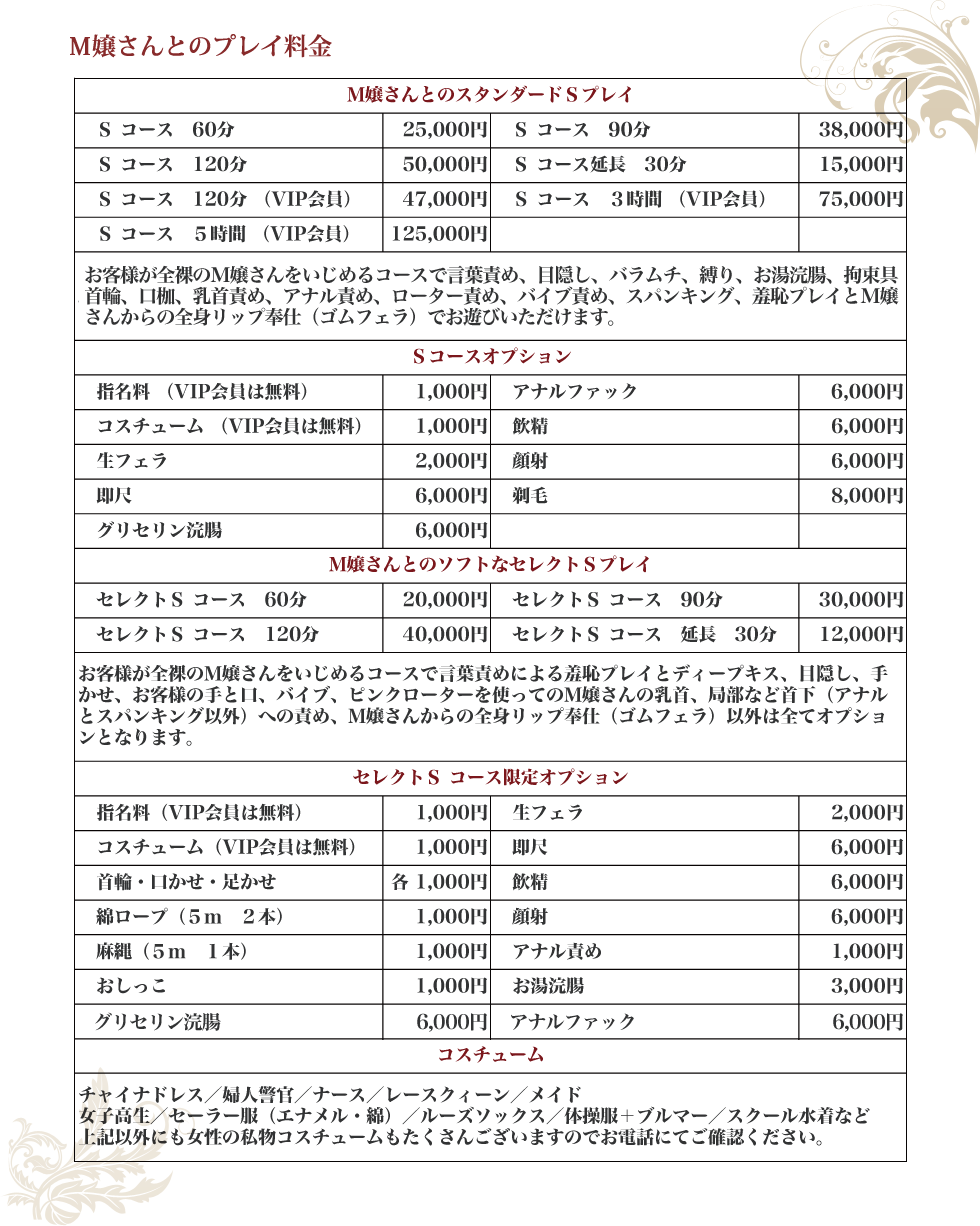 システム紹介 ｜ 京都 ＳＭクラブ 傀儡堂 -かいらいどう- オフィシャルホームページ